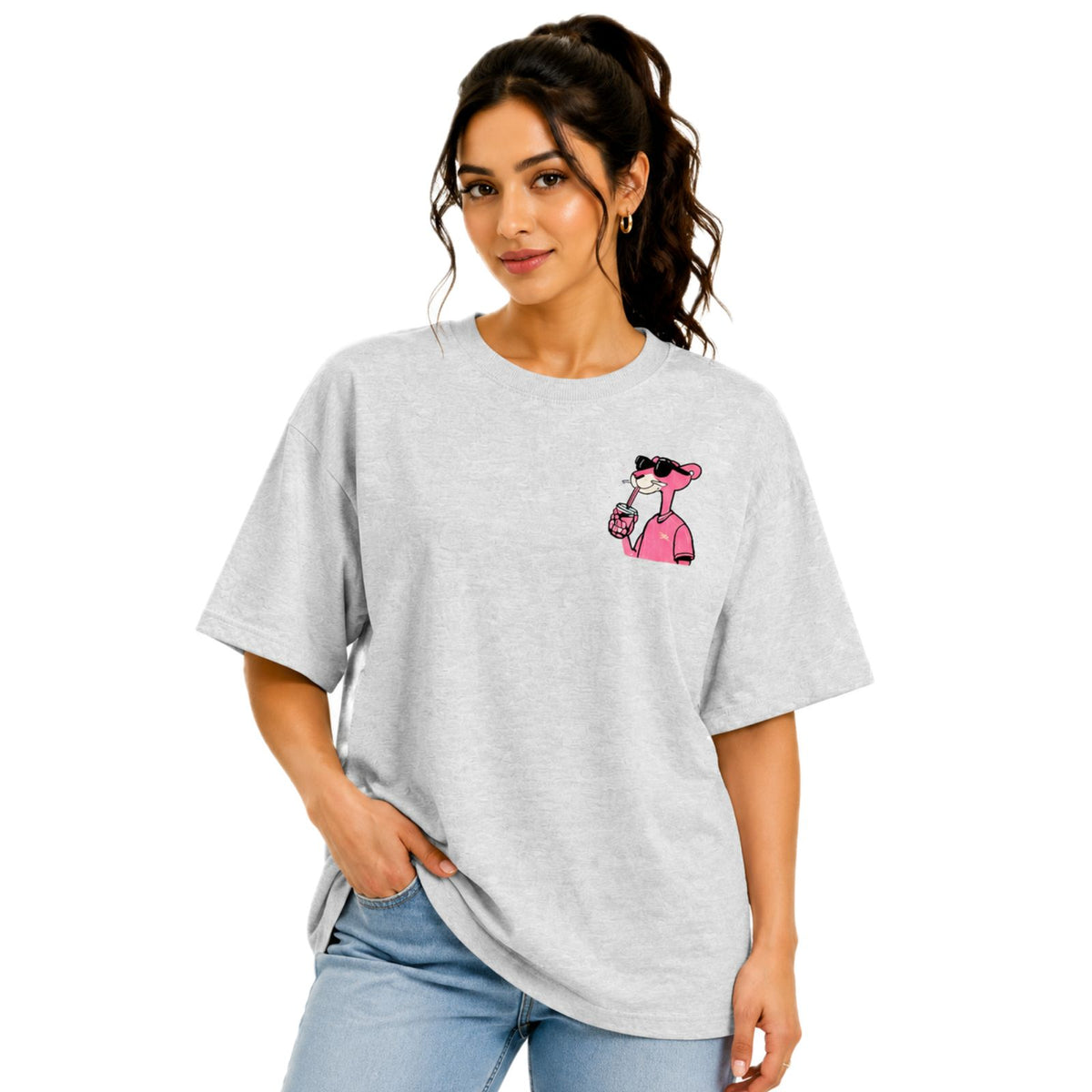 Women's Lazy Summer Graphic Printed T-Shirt | Cotton Round Neck Half Sleeve T-Shirt | Casual Everyday Wear