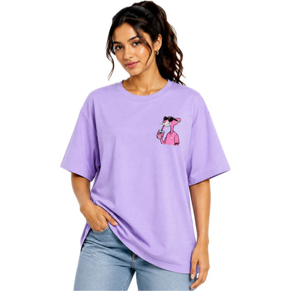 Women's Lazy Summer Graphic Printed T-Shirt | Cotton Round Neck Half Sleeve T-Shirt | Casual Everyday Wear