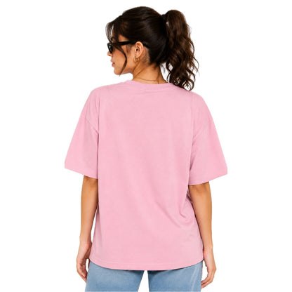 Women's Lazy Summer Graphic Printed T-Shirt | Cotton Round Neck Half Sleeve T-Shirt | Casual Everyday Wear