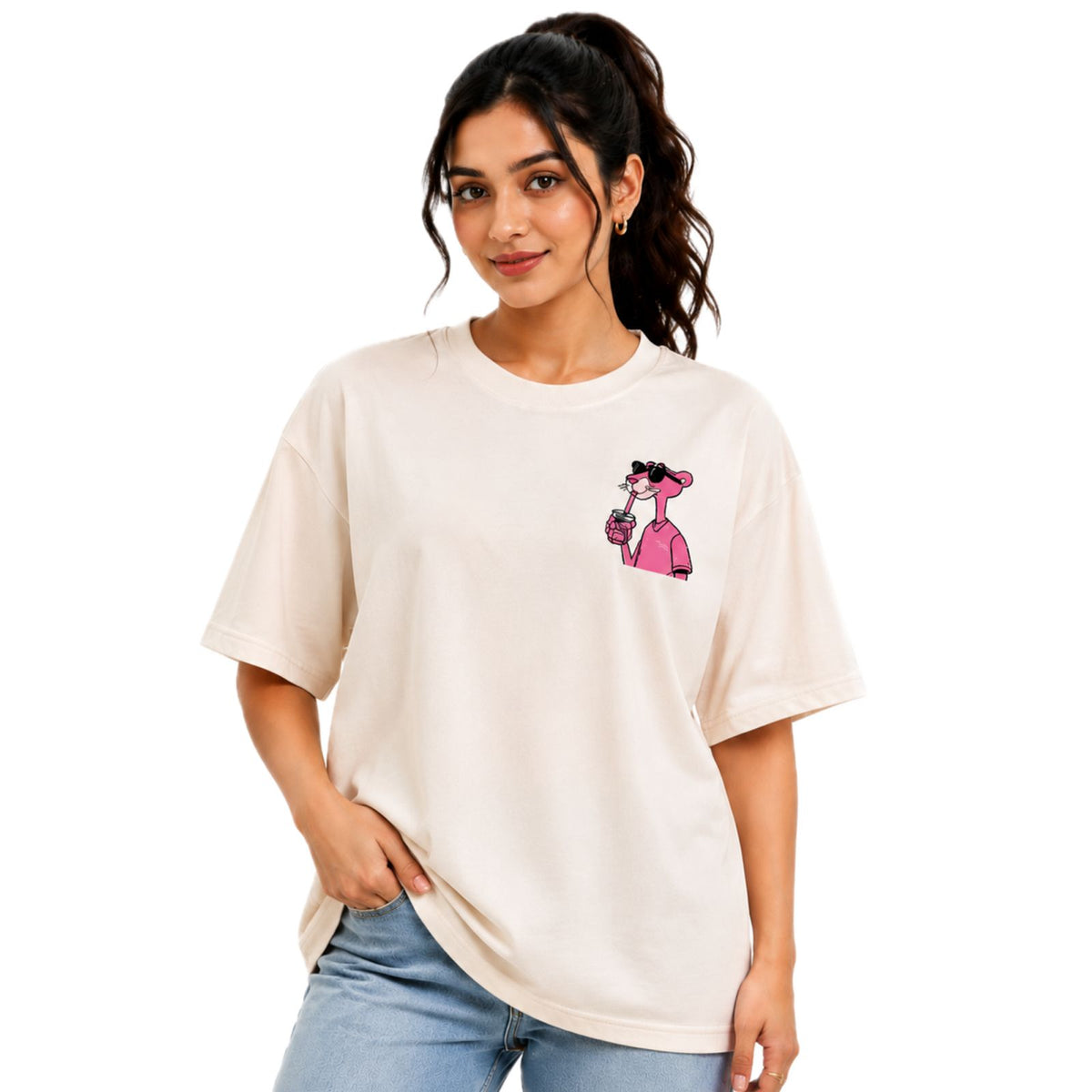 Women's Lazy Summer Graphic Printed T-Shirt | Cotton Round Neck Half Sleeve T-Shirt | Casual Everyday Wear