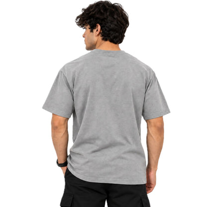 Men's Gym T-Shirt | Graphic Printed Round Neck Workout & Casual Tee | 100% Cotton 240 GSM
