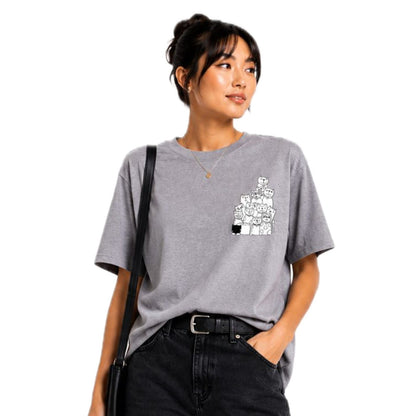 Mochi Women's Cat Graphic T-Shirt | Cotton Round Neck T-shirt | Casual Wear