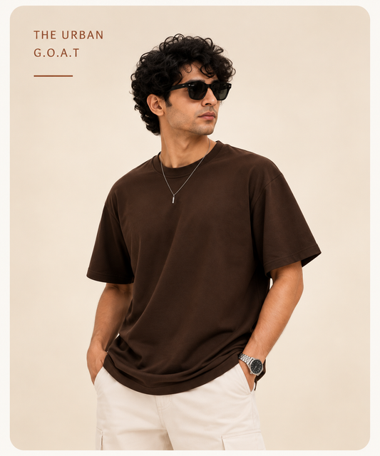 Men's 100% Cotton Solid T-Shirt | Relaxed Fit | Round Neck | Half Sleeve Casual T-Shirt for Everyday Wear